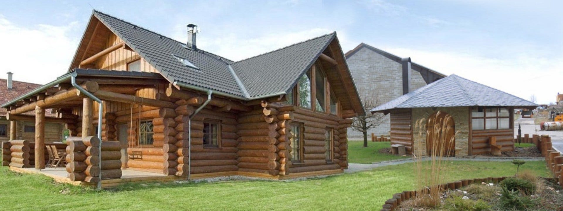 Log home construction in Czech Republic